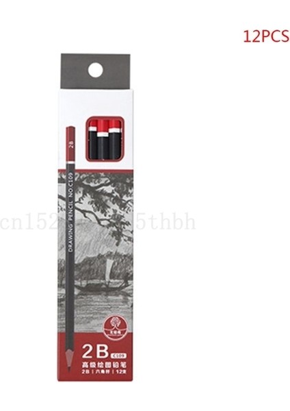 2b 12 Adet/kutu Grafit Kalem Kroki Çizim Yazma 2h Hb 2b 3b 3h 4b 5b 6b 8b 10B Ofis Okul Malzemeleri (Yurt Dışından)