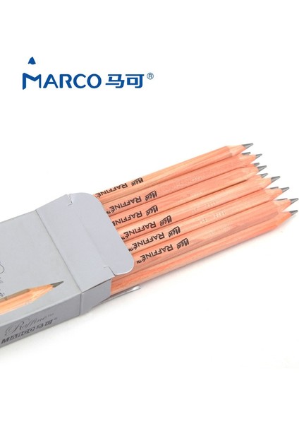 9b Marco Kroki Ahşap Kalemler 3h/2h/h/b/2b/3b/4b/5b/6b/7b/8b/9b Kalem Profesyonel Sanat Boyama Kalem Okul Ofis Malzemeleri (Yurt Dışından)