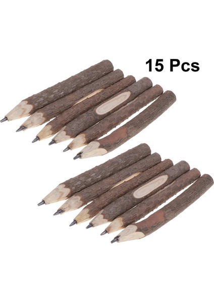 Açık Kahverengi 15 Adet Açık Ahşap Kalemler Ağacı Rustik Dal Kalemler Parti Iyilik 13 cm Çocuklar Yürümeye Başlayan Ofis Okul Sınıf (Yurt Dışından) fiyatları