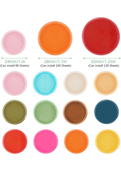 Pembe 28MM 30 Adet 30 Adet 24MM 28MM 32MM Diskli Bağlama Halkası Için Uygun Gevşek Yaprak Not Defteri Planlayıcısı Günlüğü Kitap Fotoğraf Albümü Bağlama Aksesuarları (Yurt Dışından) fiyatları