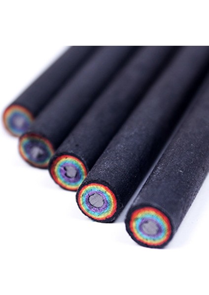 Beyaz 5 Pcs Gökkuşağı Kalem 2b Kalem Siyah Beyaz Takım Elbise Yaratıcı Kişilik Öğrenci Kalem Gökkuşağı Kalem (Yurt Dışından) modelleri
