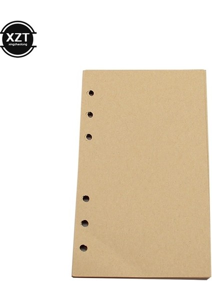 Kraft Boş A5 Yüksek Kalite 40 Sayfa A5 A6 Gevşek Yaprak Defter Kağıdı Dolum Spiral Bağlayıcı Dizin Iç Sayfa Aylık Haftalık Günlük Planlayıcı Gündem (Yurt Dışından)
