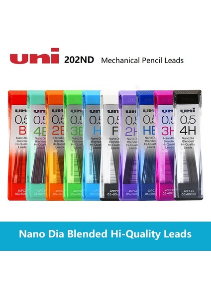 0.5mm 4f 4 Adet/grup 0.3/0.5/0.7/0.9mm Nano Dia Yüksek Kaliteli Mekanik Kalem Uçları Yedekler Kırtasiye Malzemeleri Japonya'da Yapılan (Yurt Dışından)