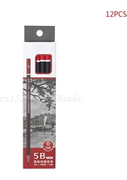 5b Ootdty 12 Adet/kutu Grafit Kalem Kroki Çizim Yazma 2h Hb 2b 3b 3h 4b 5b 6b 8b 10B Ofis Okul Malzemeleri (Yurt Dışından)