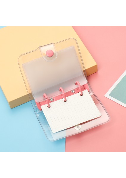 A-Nane Yeşili 3 Delik Mini Pvc Gevşek Yaprak Defter Kapağı Dergisi Gezgin Taşınabilir Dizüstü Gevşek Yaprak Bağlayıcı Kitap Klipsi Dolum Iç Sayfalar (Yurt Dışından) indirimleri