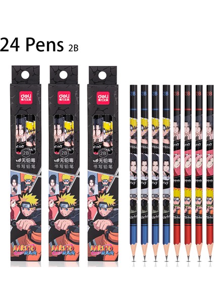 24 Kalemler Hb Deli 8/16/32 Adet/grup Altıgen Ahşap Kalem Hb 2b Kalem Anime Görünüm Okul Malzemeleri Kırtasiye Çizim Kalemi (Yurt Dışından) modelleri