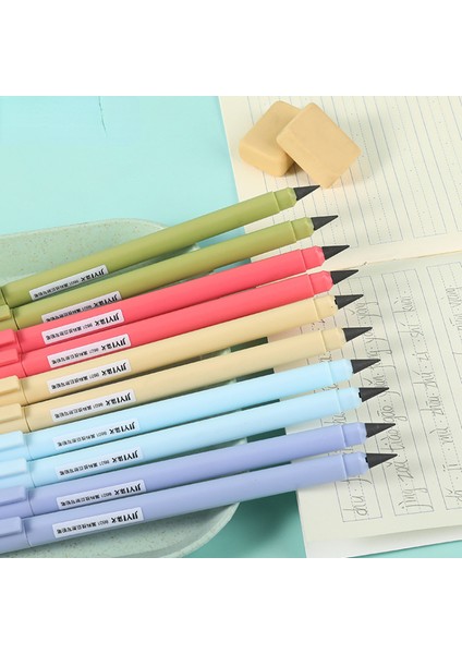 Red-5pcs 5 Adet Yeni Mürekkepsiz Hiçbir Mürekkep Hb Ebedi Kalem Kroki Boyama Okul Ofis Malzemeleri Çocuk Için Hediye Kırtasiye Kalem Sınırsız Yazma (Yurt Dışından)