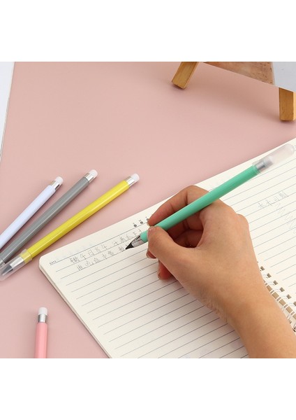 Sarı 7 Adet Mürekkepsiz Ebedi Kalem Sınırsız Yazma Hiçbir Mürekkep Hb Kalem Kroki Boyama Aracı Okul Ofis Malzemeleri Çocuk Için Hediye Kırtasiye (Yurt Dışından)