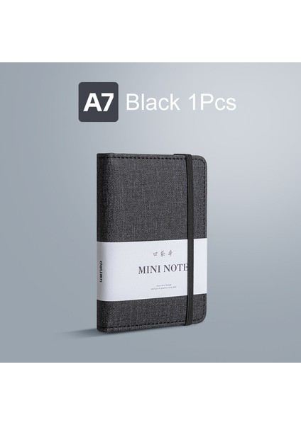 A7 Black Deli Mini Moboteek A7 A6 Cep Planlayıcısı Haftalık Not Defteri Dergisi Gündem 2022 Için 96 Sayfa Bloknotlar Kırtasiye Okul Offıc Supplı (Yurt Dışından)