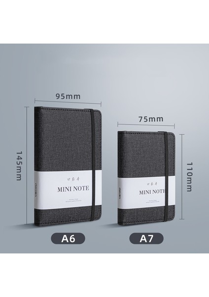 A7 Black Deli Mini Moboteek A7 A6 Cep Planlayıcısı Haftalık Not Defteri Dergisi Gündem 2022 Için 96 Sayfa Bloknotlar Kırtasiye Okul Offıc Supplı (Yurt Dışından)