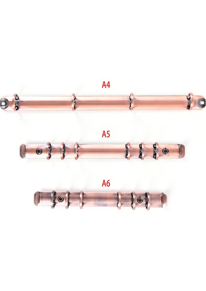 Bakır 20MM A4 292MM Siyah Gümüş Altın Gül Bronz 15/19/25/30 mm Çap A5 A6 A4 Halka Mekanizması (Yurt Dışından)