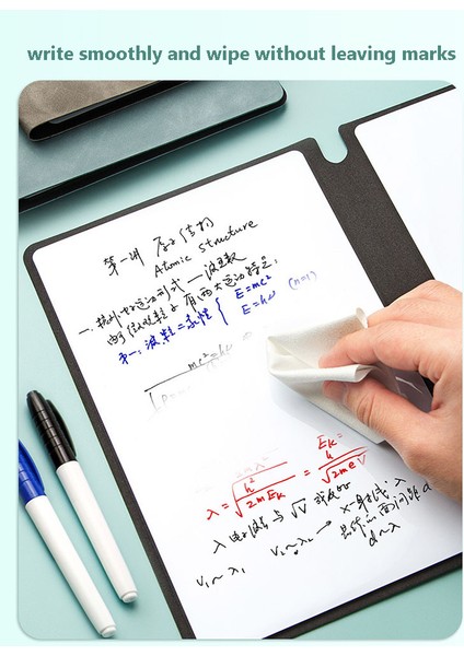 Kalem 3 Silinebilir A5 Beyaz Tahta Defter Seti Pu Çift Taraflı Öğrenci Beyaz Tahta Deri Planlama Kurulu Ofis Bloknot Cuaderno (Yurt Dışından) fırsatları