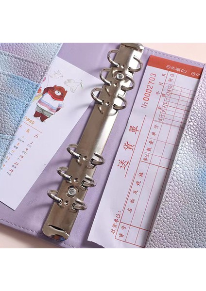 B Set A7 A7 Pu Deri Bütçe Bağlayıcı Defter Finansal Yönetim Planlayıcısı Organizatör Para Tasarrufu Için Fermuar Nakit Zarflar (Yurt Dışından)