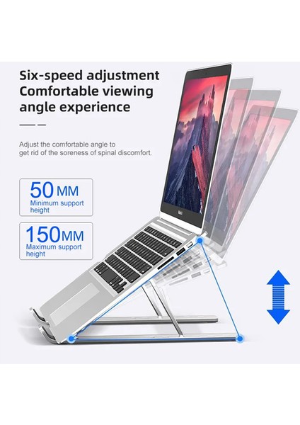 Alüminyum Simli 10 Ila 15,6 Inç Dizüstü Bilgisayarlarla Uyumlu Taşınabilir Dizüstü Bilgisayar Standı Macbook Lenovo Dell Için Alüminyum Katlanabilir Dizüstü Standı (Yurt Dışından) modelleri