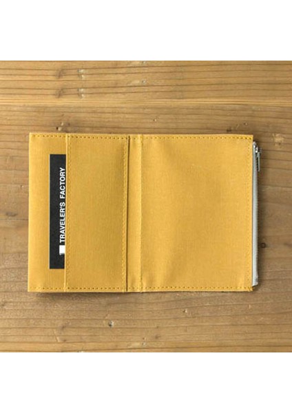 Hardal Sarı Stand Fromthenon Tn El Defter Saklama Çantası Su Geçirmez Kanvas Fermuarlı Çanta Seyahat Dizüstü Fatura Kart Yuvası Gezginler Planlayıcısı Dergisi (Yurt Dışından)