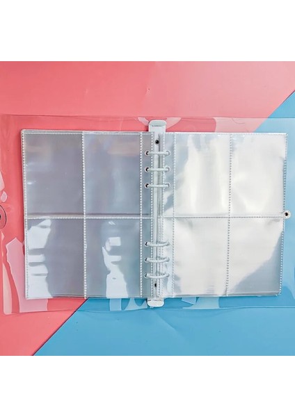 A5 Sadece Kapak A6 10 Adet A5 Şeffaf Dosya Tutucu Dizüstü 6 Delik Gevşek Yaprak Dıy Belge Çantası Bağlayıcı Halkaları Pvc Depolama Bağlama Klasörü (Yurt Dışından) indirimleri