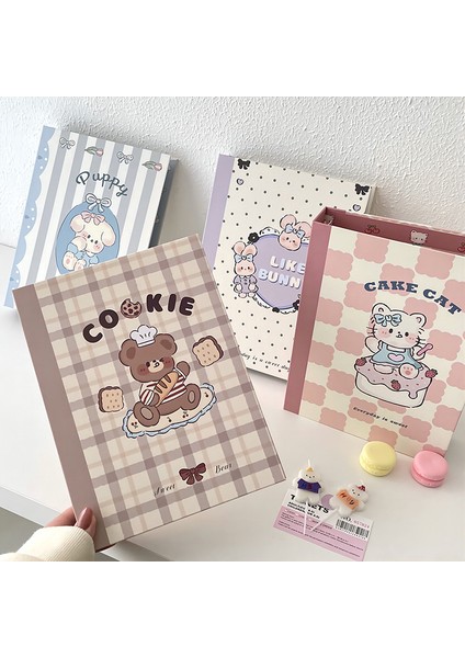 Yavru Köpek A5 Kawaii Bisküvi Ayı Bağlayıcı Kpop Idol Fotoğraf Kartı Albümü Toz Kapağı ile Kitap Toplamak Dıy Fotoğraf Kartları Organizatör Dergisi Kapağı (Yurt Dışından) fiyatları
