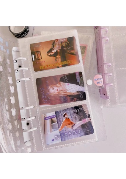 3 Izgara 5 Adet A6 Şeffaf Bağlayıcı Defter Kapağı Kpop Fotoğraf Organizatör Günlüğü Gündem Planlayıcısı Mermi Kapağı Okul Kırtasiye (Yurt Dışından)