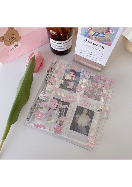3 Izgara 5 Adet A6 Şeffaf Bağlayıcı Defter Kapağı Kpop Fotoğraf Organizatör Günlüğü Gündem Planlayıcısı Mermi Kapağı Okul Kırtasiye (Yurt Dışından)
