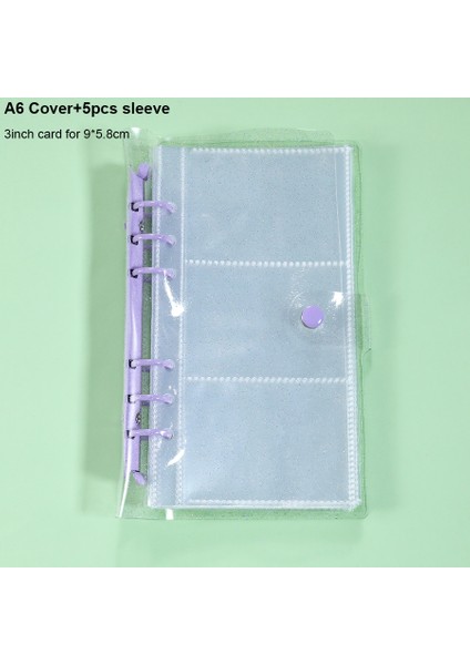 3 Izgara 5 Adet A6 Şeffaf Bağlayıcı Defter Kapağı Kpop Fotoğraf Organizatör Günlüğü Gündem Planlayıcısı Mermi Kapağı Okul Kırtasiye (Yurt Dışından)