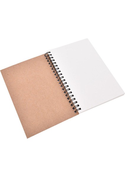 Kraft Beyaz Kağıt Defter Planlayıcısı Çizim Boyama Profesyonel Sığır Kartı Eskiz Kağıdı Kitap Okul Malzemeleri Kırtasiye Eskiz Defteri (Yurt Dışından)