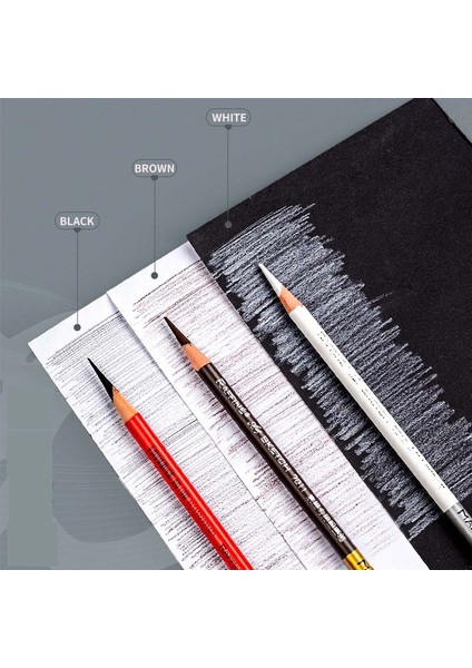 7060 6 Adet Marco Yüksek Işık Beyaz Kroki Kömür Yumuşak/orta/sert Karbon Kalem Sanat Öğrencisi Özel El-Boyalı Hb Boyama Beraberlik Sınav Kalemi (Yurt Dışından) fırsatları