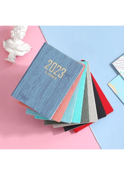 Pembe 2023 A7 Mini Dizüstü 365 Gün Taşınabilir Cep Not Defteri Günlük Haftalık Gündem Planlayıcısı Defterler Kırtasiye Ofis Okul Malzemeleri (Yurt Dışından) fiyatları