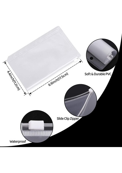 Sarı ve Etiket A6 Pu Deri Bütçe Bağlayıcı Defter Nakit Zarflar Sistemi Para Bütçeleri Tasarrufu Fatura Organizatör Hediyeler Için Bağlayıcı Cepler ile Set (Yurt Dışından)
