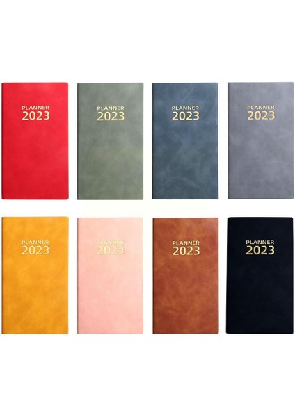 Kahverengi 2023 Gündem Planlayıcısı Dizüstü 365 Gün Takvim Program Kitabı Taşınabilir Cep Not Defteri Ofis Malzemeleri Okul Y8N8 (Yurt Dışından)