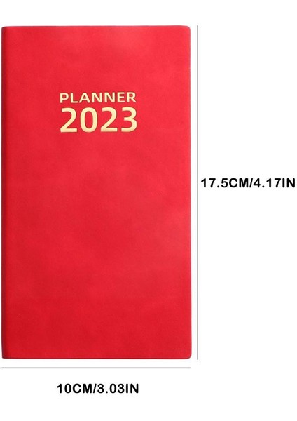 Kahverengi 2023 Gündem Planlayıcısı Dizüstü 365 Gün Takvim Program Kitabı Taşınabilir Cep Not Defteri Ofis Malzemeleri Okul Y8N8 (Yurt Dışından)