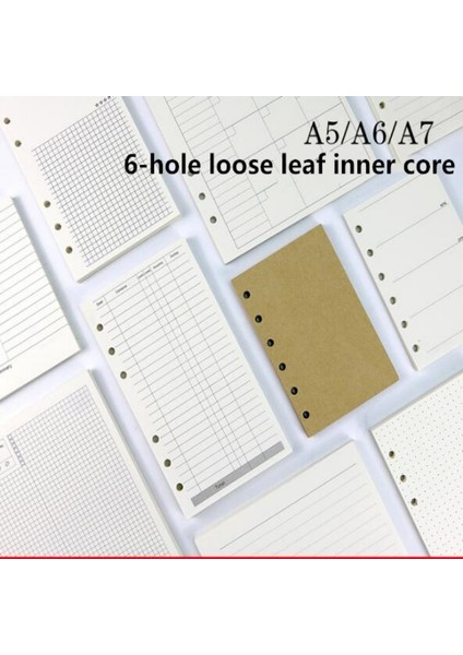 Haftalık Plan A7 45 Sayfa A7 A6 Saf Renk Basit 6 Delikli Gevşek Yapraklı Defterler, Çekirdek Iç El Kitabı Planlayıcısı Okul Ofisini Doldurur (Yurt Dışından) fiyatları