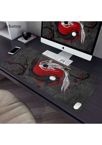 00326 Kedı 400X900X3MM Büyük Tai Chi Balık Mousepad Gamer Xxl Oyun Mouse Pad Kauçuk Su Geçirmez Büyük Dizüstü Dizüstü Bilgisayar Masası Mat Oyun Nötr Fare Mat (Yurt Dışından) fiyatları