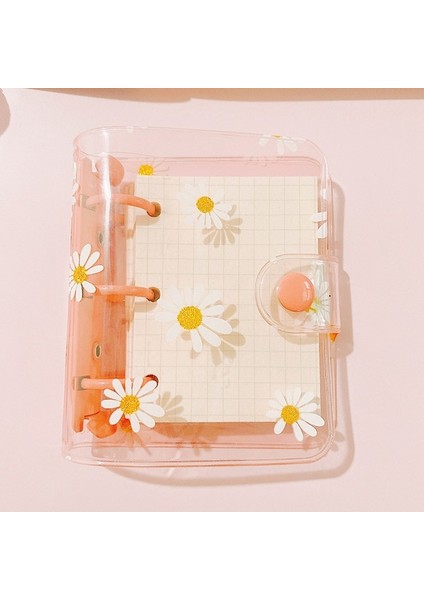 Pembe Iç 80 Yaprak Kawaii Papatya Mini Cep 3 Telli Spiral Defter Günlük Defteri Gündem Planlayıcısı Okul Kırtasiye (Yurt Dışından)