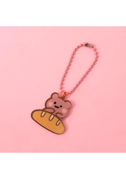 Kolye-Ayı Yeni Kawaii Mini Gevşek Yaprak Defterler 3 Delikli Süt Kağıdı Yedekler Spiral Ciltleyici Planlayıcısı Sevimli Çağrı Cihazı Süt Ürünleri Haftalık Yapılacaklar Planlayıcısı (Yurt Dışından)