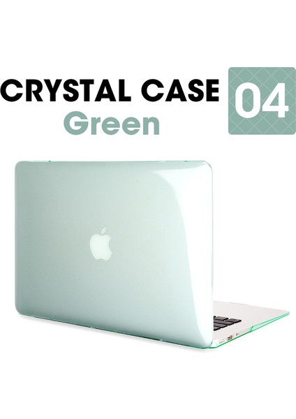 Kristal Yeşil Eski AIR13 A1369A1466 Apple Macbook Macbook Için Laptop Çantası Air Pro Retina Yeni Dokunmatik Bar 11 12 13 15 Inç Sert Laptop Kılıfı 13.3 Çanta Kabuk (Yurt Dışından)