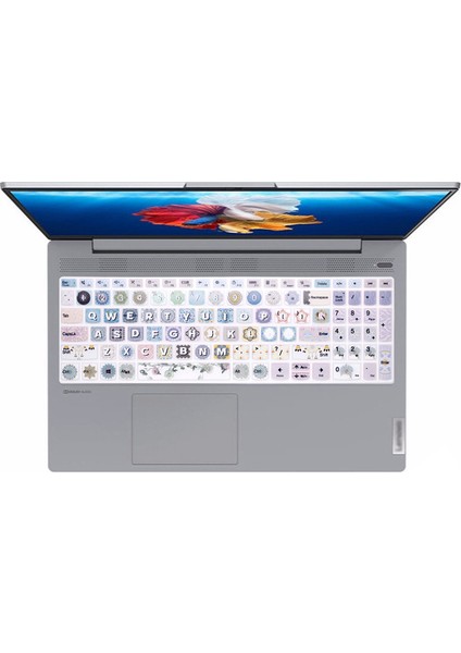 CH-253 Lenovo 2023 Için Klavye Kapağı Lenovo Ideapad Flex 5 15.6, Yoga 7 7i 15.6 16, Ideapad/yoga Slim 7 15.6, Ideapad 3 3i 5 15.6 17.3 (Yurt Dışından)