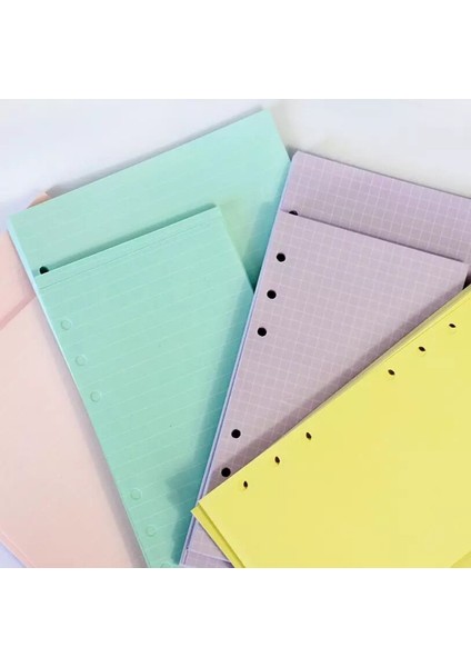 Fermuarlı Çanta 2 Adet A6 Sharkbang 40 Sayfa A5 A6 Bağlayıcı Dolum Kağıtları Defter Spiral 6 Halka Dizin Kağıdı Iç Sayfalar Günlük/ling/gird Günlük Planlayıcısı (Yurt Dışından) modelleri