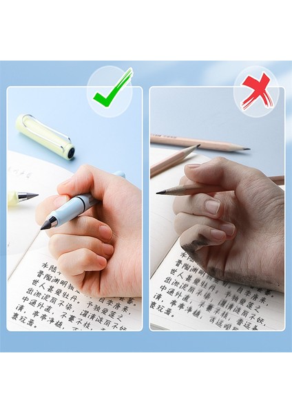 Yeşil Set Sonsuzluk Kalem Seti Bileme Mürekkebi Olmadan Çocuk Ebedi Duruş Kalem Profesyonel Grafik Çizim Sanat Okul Malzemeleri (Yurt Dışından)