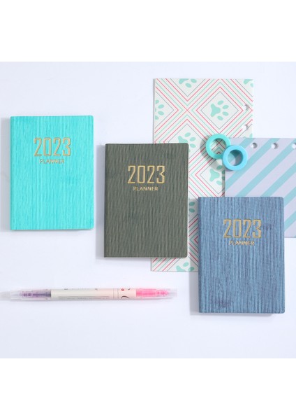 Planlayıcısı 2023 A7 2024 Defterler A7 Gündem Haftalık Ofis Not Defteri Cep Not Defteri Diario Takvim Dizüstü Papelaria Planner Deri Günlüğü Caderno (Yurt Dışından) indirimleri