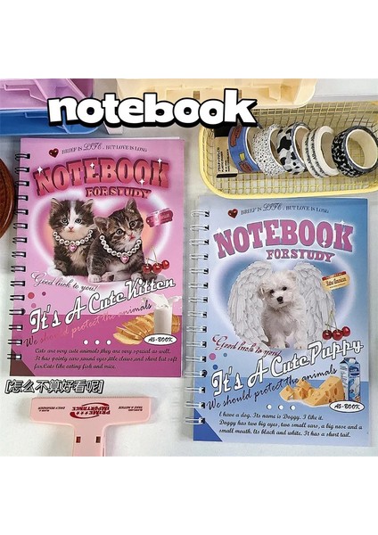 No.1 50 Sayfalık A5 Dizüstü Ins Amerikan Tarzı Retro Kapak Bobin Notapad Güzel Karikatür Yatay Çizgi Dergisi Karalama Defteri Öğrenci Tedarik (Yurt Dışından) fırsatları