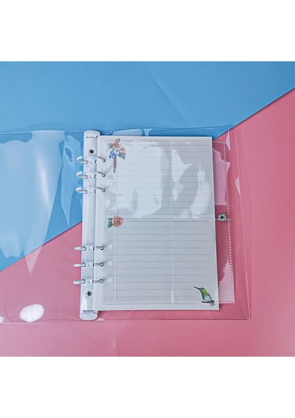 10 Adet A5 10 Adet A5 Şeffaf Dosya Tutucu Dizüstü 6 Delik Gevşek Yaprak Dıy Belge Çantası Bağlayıcı Halkaları Pvc Depolama Bağlama Klasörü (Yurt Dışından) fırsatları