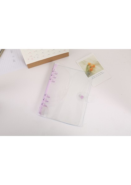 Mor A6 A6/a5 Glitterrose Altın Işıltılı Bling Binder Defter Kapağı Günlüğü Gündem Planlayıcısı Kağıt Kapak Okul Kırtasiye (Yurt Dışından)
