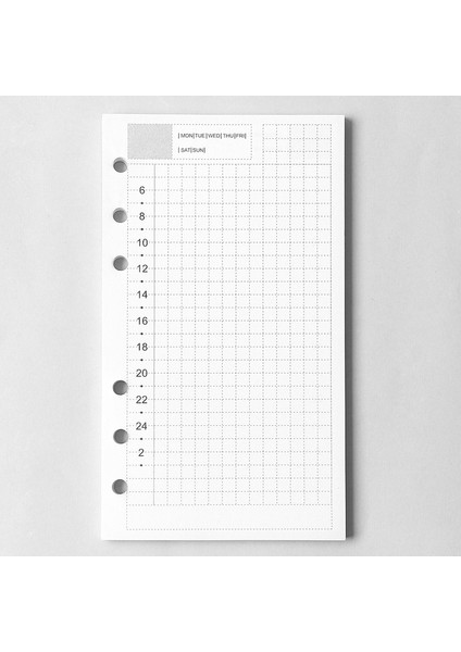 Style5 A6 A5 A6 Gevşek Yaprak Defter Dolum Spiral Ciltleyici Iç Sayfa Günlüğü Haftalık Aylık Planlayıcı Yapılacaklar Listesi Çizgi Nokta Izgara Iç Kağıt (Yurt Dışından)