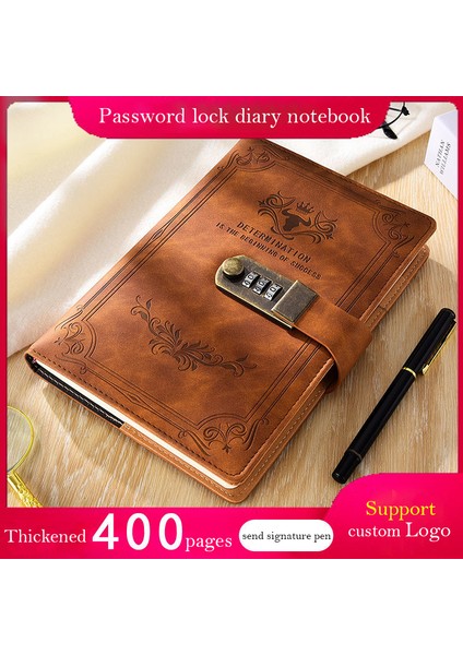 Mavi Defter 200 Sayfa A5 Retro Şifre Kitabı Kilitli Günlüğü Kalınlaştırılmış Şifre Kilidi Öğrenci Not Defteri Kırtasiye Defter Özel Teklif Klasik Kitaplar (Yurt Dışından)