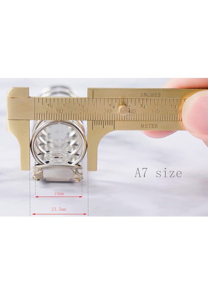 Gümüş 15MM A7 Beyaz Gümüş Altın Mor Pembe 19/20 mm Çap TR130 A7 Halka Mekanizması (Yurt Dışından)