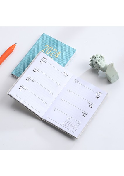 Pembe A7 2024 A7 Mini Cep Defter 365 Gün Not Defteri Günlüğü Dizüstü Gün Hafta Ay Planlayıcısı Ofis Okul Kırtasiye (Yurt Dışından) fırsatları