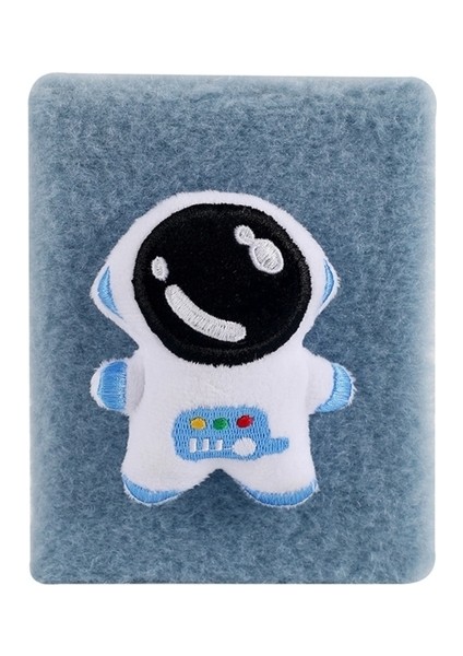 Gri Astronot Kabarık Defter Güzel Peluş Otebook Karikatür Astronot Defter Günlük Planlayıcısı (Yurt Dışından)