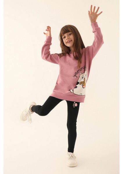 3242 Yammy Kız Çocuk Pijama Takım