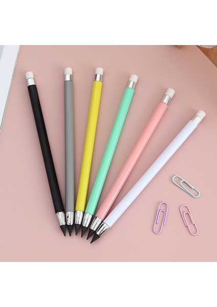 Sarı 70 Adet Mürekkepsiz Ebedi Kalem Sınırsız Yazma Hiçbir Mürekkep Hb Kalem Kroki Boyama Aracı Okul Ofis Malzemeleri Çocuk Için Hediye Kırtasiye (Yurt Dışından) fırsatları