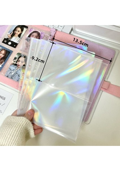 10 Adet Lazer 2 Izgara Yeni A5 Bağlayıcı Kawaii Yıldız Serisi Koleksiyonu Kitap Kapağı Toplamak Günlük Defteri Yedekler Bandaj Kartpostallar Etiket Organizatör (Yurt Dışından)